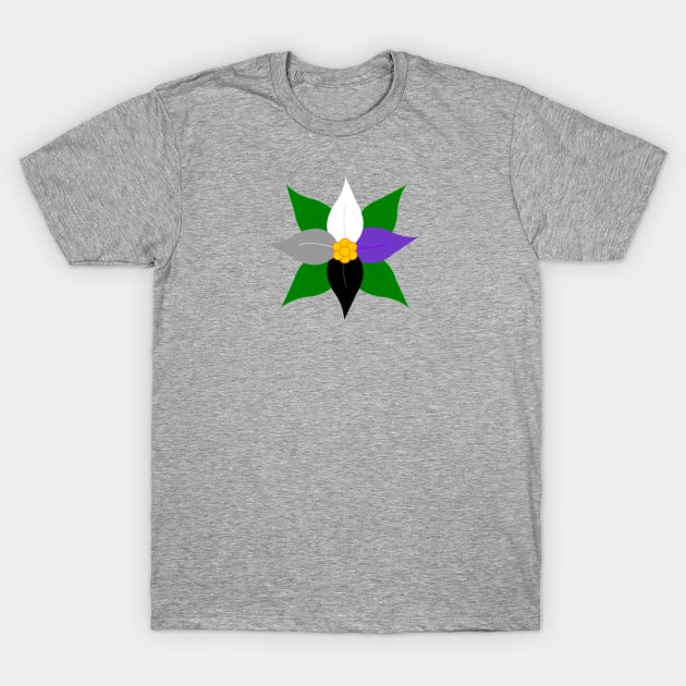 Pride Poinsettia T-Shirt by traditionation